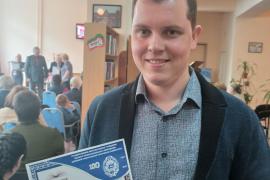 Асс. Доценко Андрей Владимирович на мероприятии "Лучшее издание ДонНТУ 2016-2021 гг.", посвященном 100-летию ВУЗа
